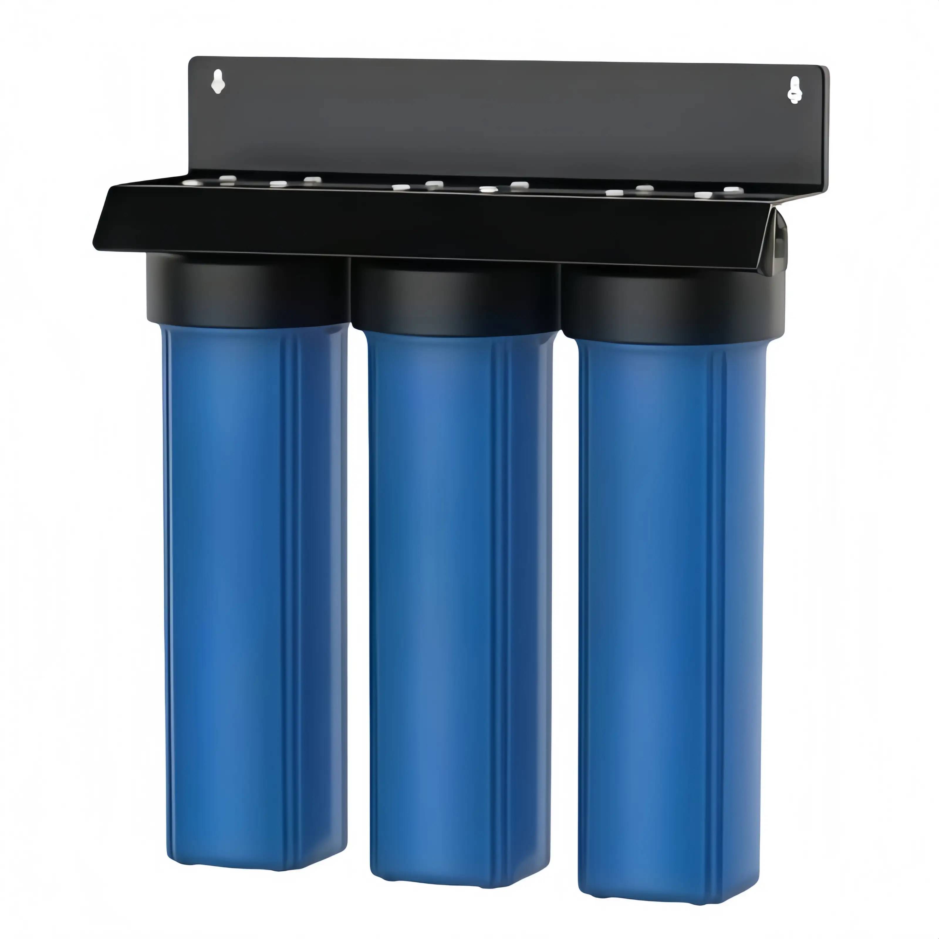 Whole-house water purification 20''4.5''blue 3-stage siding