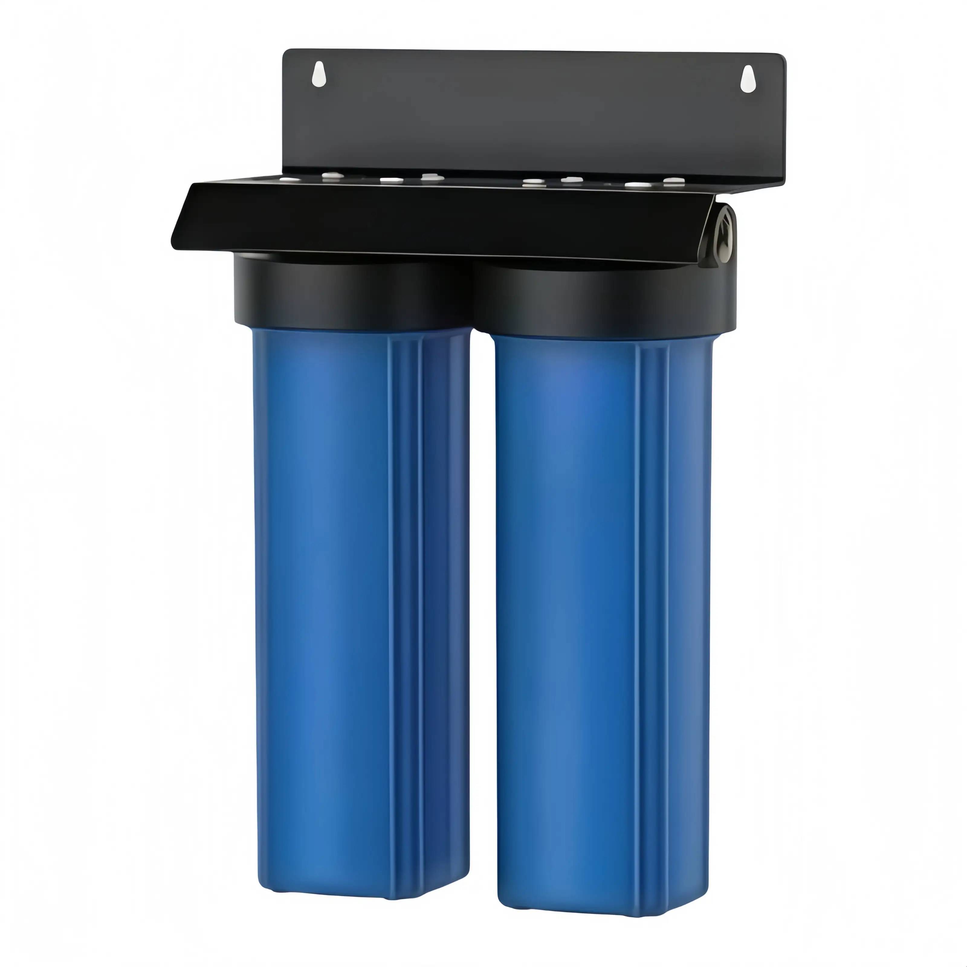 Whole-house water purification 20'' 4.5'' blue 2-stage siding