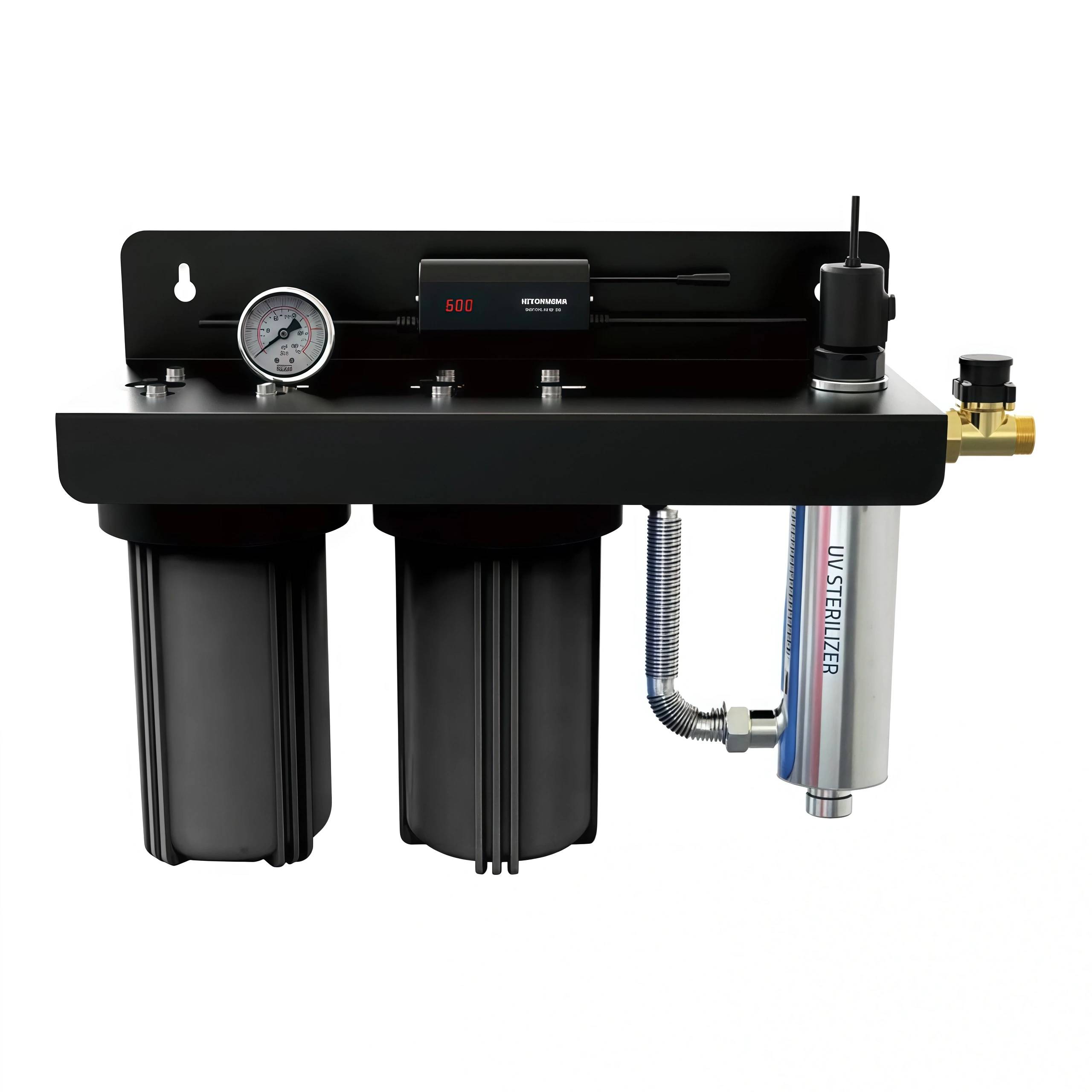 Whole-house UV water purification 10''3-stage