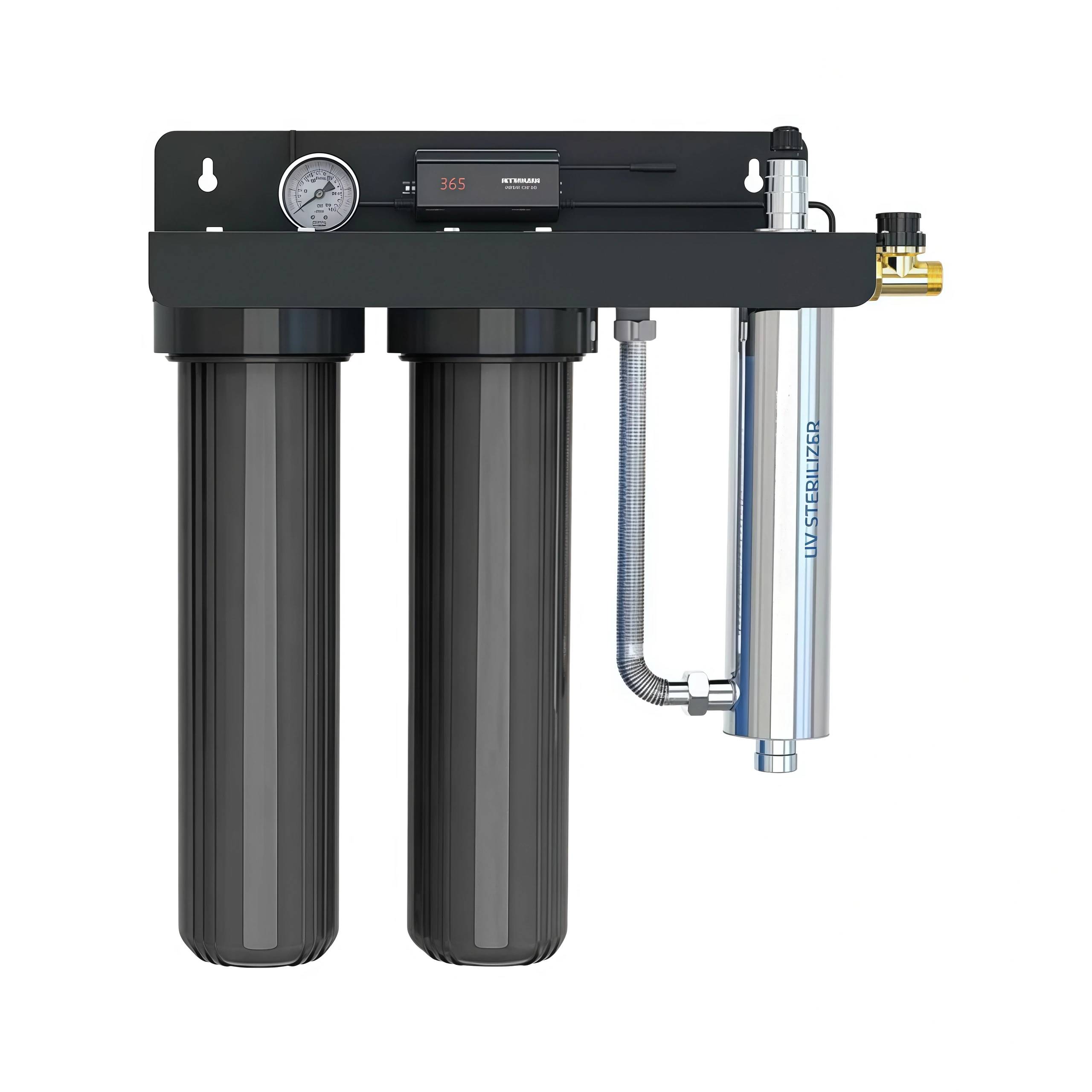 Whole-house UV water purification 20''3-stage