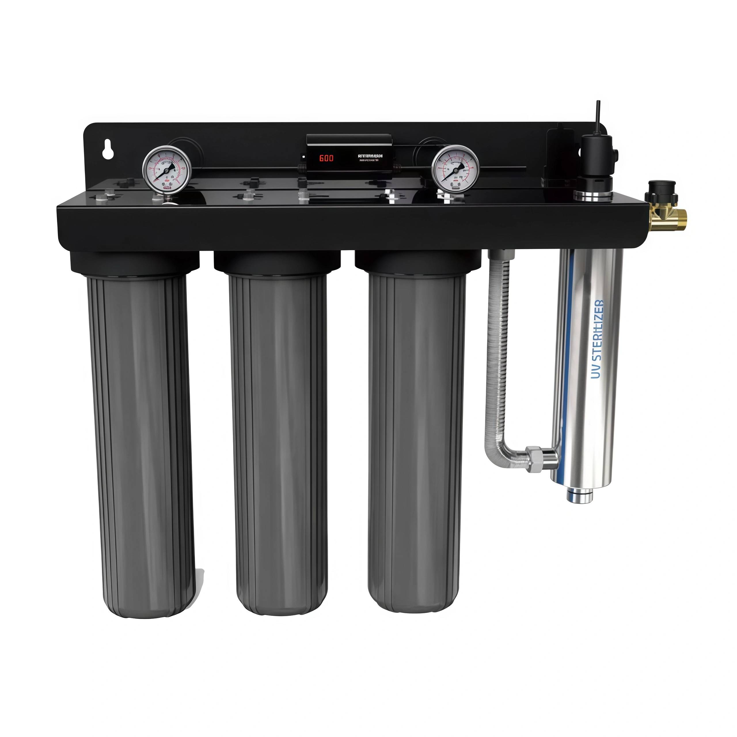 Whole-house UV water purification 20''4-stage