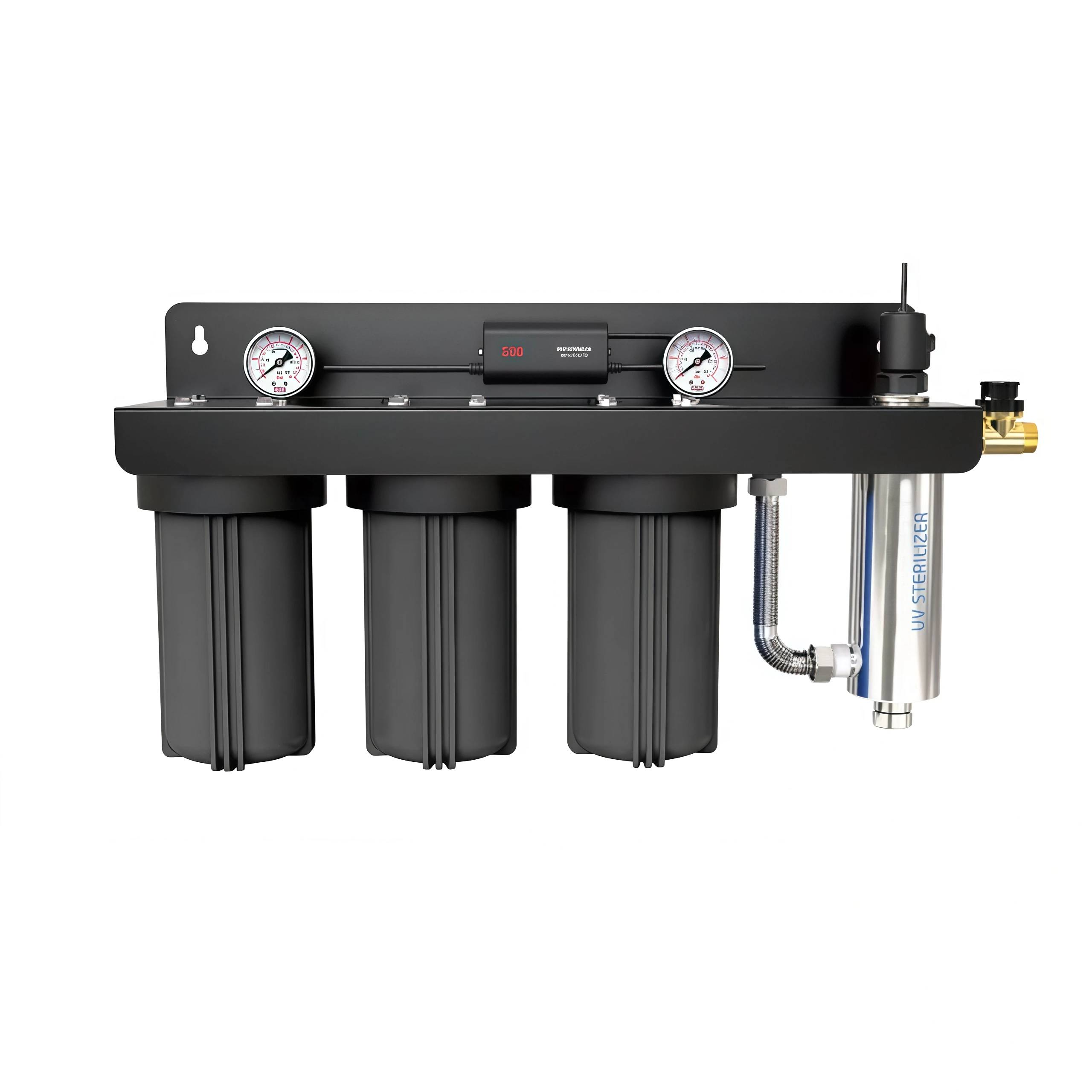 Whole-house UV water purification 10'' 4-stage