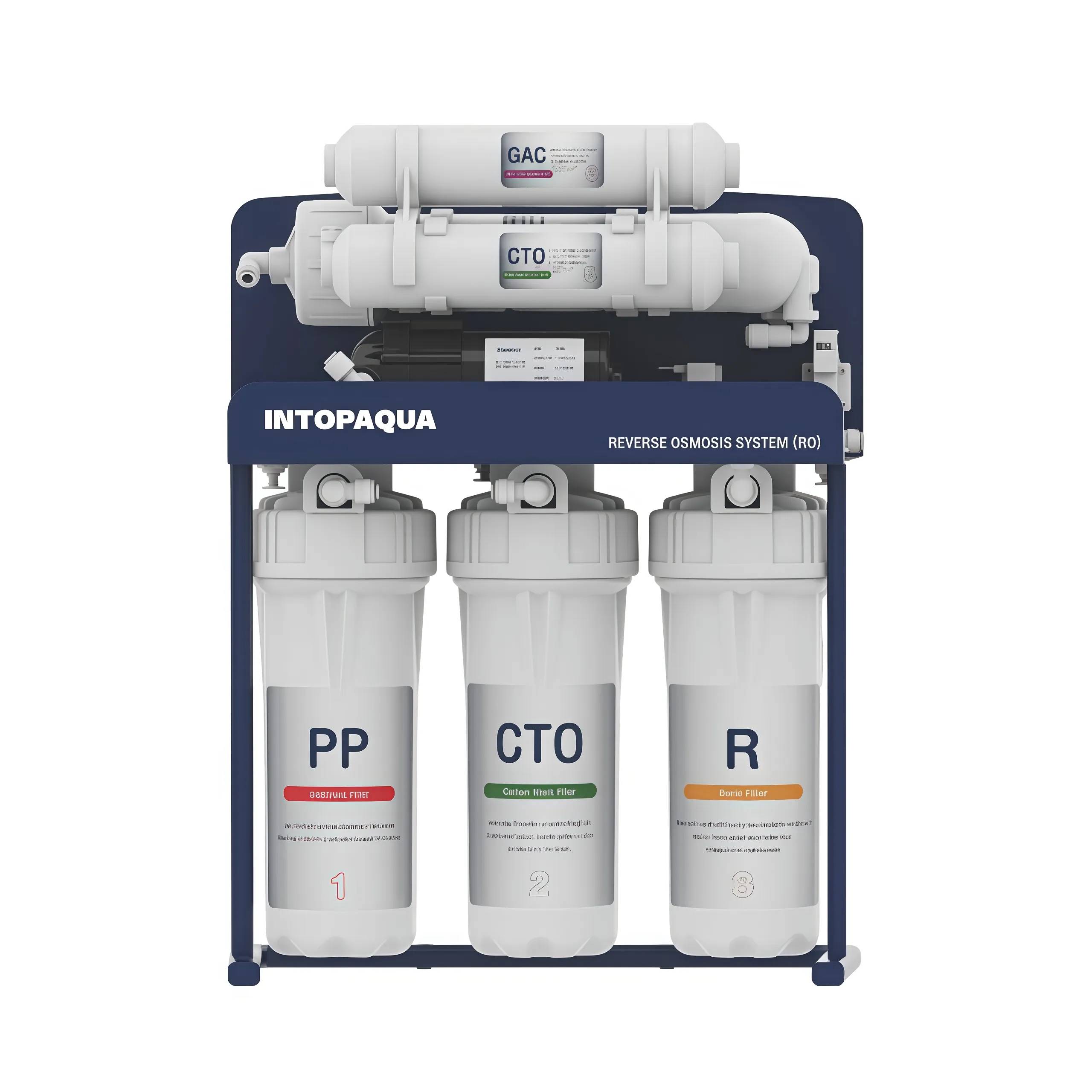 Six-stage reverse osmosis water purifier with iron frame without electricity