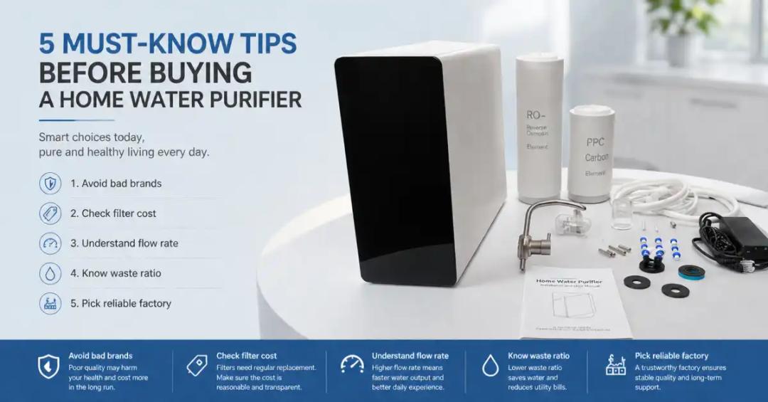 3 Must-Know Tips for Choosing a Water Purifier